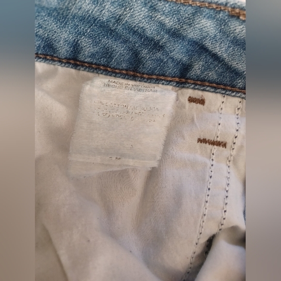 Riders by Lee Light Blue Cropped Capri Denim Jeans - Picture 10 of 10